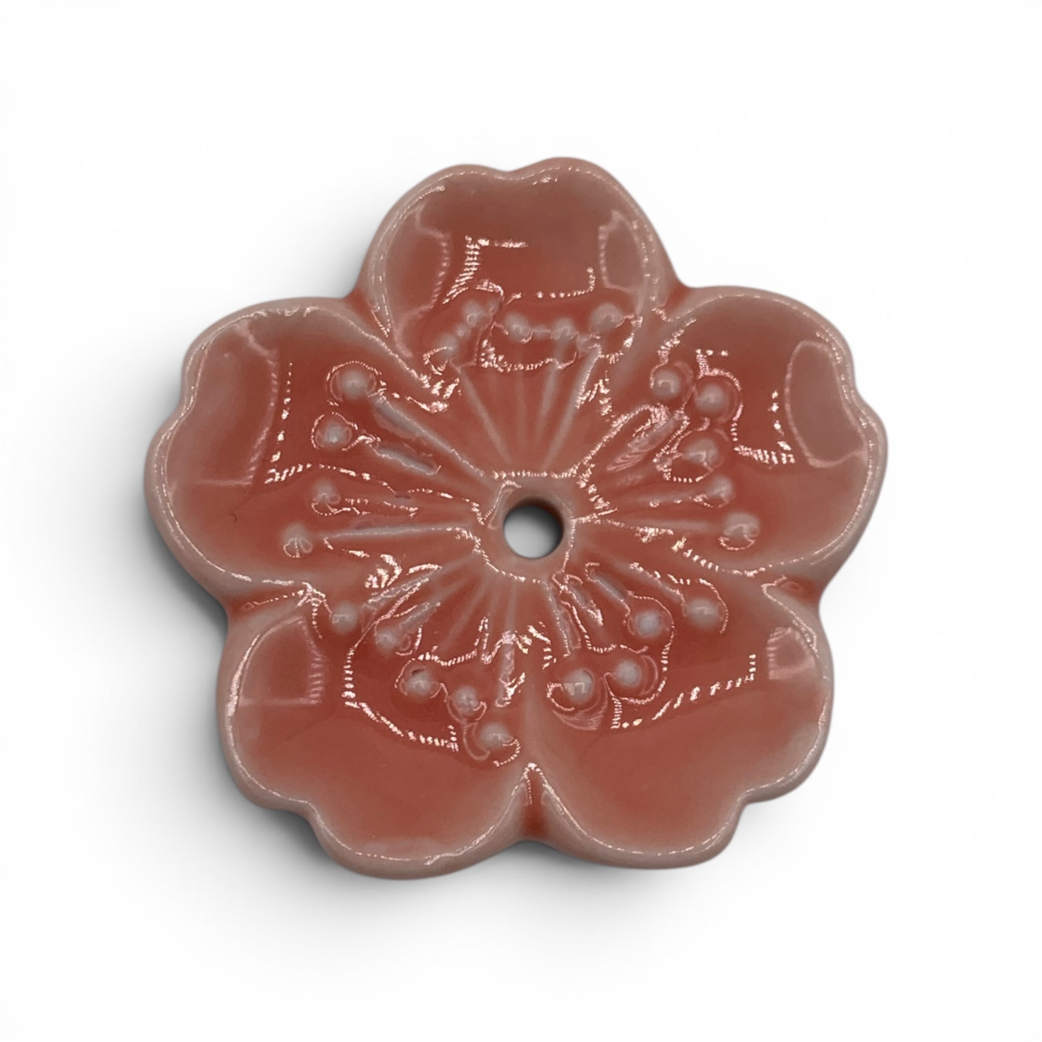 Incense Holder - Ceramic Flower $15 - Happy Soul Online